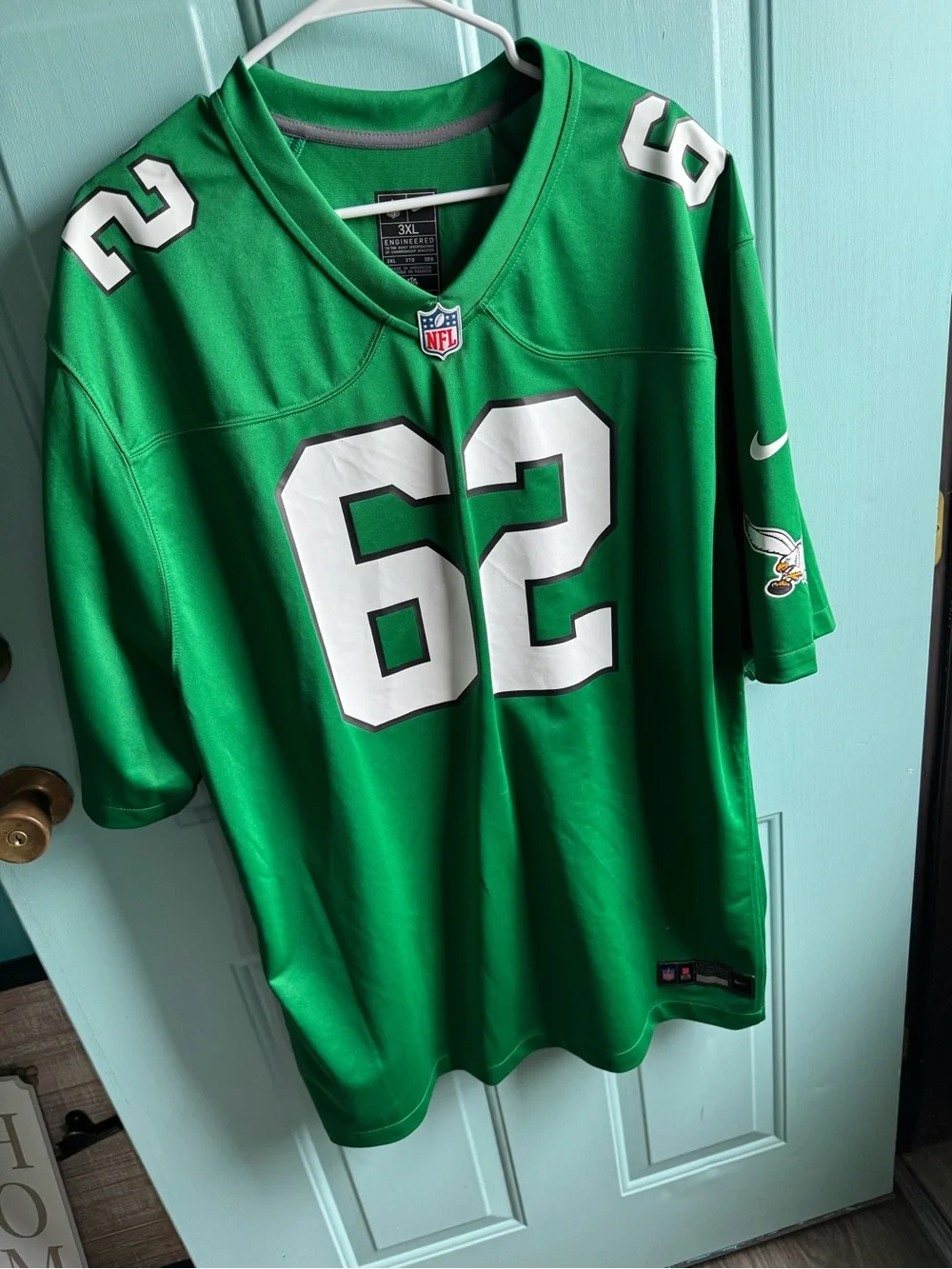 Nike Eagles Football Jersey #62